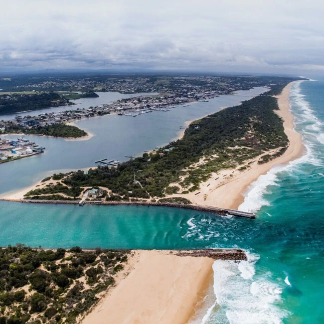 stunning coastal towns, Lakes Entrance, Australia